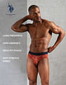 U.S. Polo Assn. Low Rise Printed OEB16 Briefs - Pack Of 3
