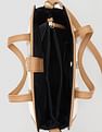 Tommy Hilfiger Solid Brown Cotton Handbags