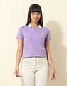U.S. Polo Assn. Women Regular Fit Solid Polo Shirt