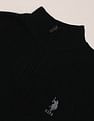 U.S. Polo Assn. High Neck Zipper Sweater