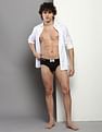 Calvin Klein Underwear Recycled Polyester Solid Hip Briefs
