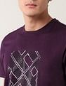 Arrow Newyork Graphic Printed Night Is Young T-Shirt