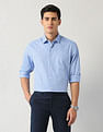 Arrow Liberty Classic Fit Outline Checked Shirt