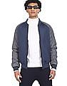 Flying Machine Colour Block Bomber Jacket
