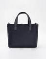 Tommy Hilfiger Solid Blue Nylon Handbag