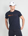 USPA Active Slim Fit Brand Print T-Shirt
