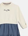 Tommy Hilfiger Kids Girls Printed Regular-Fit Viscose Dress