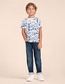 U.S. Polo Assn. Kids Boys Regular Fit All-Over Printed T-Shirt