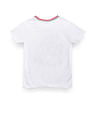 U.S. Polo Assn. Kids Boys Striped Collar Brand Print T-Shirt