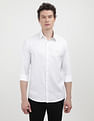 Calvin Klein Solid Slim Fit Shirt