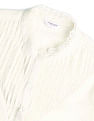 U.S. Polo Assn. Women Ruffle Neck Frill Solid Top