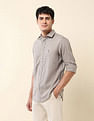 U.S. Polo Assn. Tailored Fit Pure Cotton Dobby Shirt