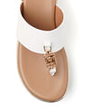 U.S. Polo Assn. Women Toe Separator Alessia Wedge Sandals
