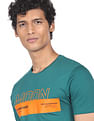 Flying Machine Pure Cotton Brand Print T-Shirt