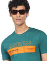Flying Machine Pure Cotton Brand Print T-Shirt