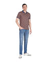 AD by Arvind Modern All Over Print Polo Shirt