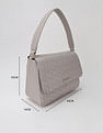 Tommy Hilfiger Logo Brown Pu Hand Bag