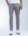 Flying Machine Mid Rise Slash Slim Tapered Fit Trousers