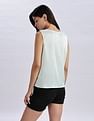 Calvin Klein Jeans Regular Fit Polyester V-Neck Tops