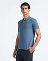 Flying Machine Horizontal Stripe Cotton Polo Shirt