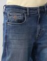 U.S. Polo Assn. Denim Co. Cole Comfort Cropped Fit Blue Vintage Jeans