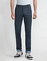 Arrow Sport Slim Fit Textured Trousers