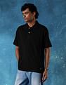 Flying Machine Relaxed Fit Solid Polo Shirt