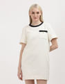 Tommy Hilfiger Tweed Co-Mix Short Shift Dress
