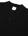 Calvin Klein Jeans Solid Regular-Fit Viscose Polo T-Shirt
