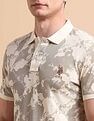 U.S. Polo Assn. Denim Co. Abstract Printed Pure Cotton Polo Shirt