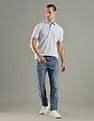Tommy Hilfiger Striped Regular Fit Cotton Polo T-Shirt