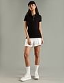 Tommy Hilfiger Solid Slim Fit Cotton Polo T-Shirt