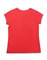U.S. Polo Assn. Kids Girls Brand Printed Regular Fit T-Shirt