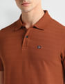 Arrow Sport Horizontal Stripe Cotton Polo Shirt