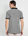 Arrow Sports Vertical Stripe Cotton Polo Shirt