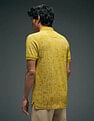 Flying Machine All Over Printed Regular Fit Polo Shirt