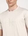 Calvin Klein Jeans Embroidered Logo Regular-Fit Cotton T Shirt