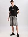 Calvin Klein Jeans Mens Black Logo Polo Shirts