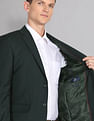 AD by Arvind Tailored Regular Fit Checked Two Piece Suit