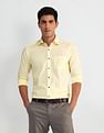 Arrow Solid Manhattan Slim Fit Shirt