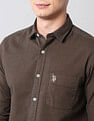 U.S. Polo Assn. Denim Co. Slim Fit Pure Cotton Twill Shirt