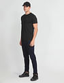 Arrow Sports Solid Cotton T-Shirt