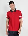 Arrow Sports Contrast Collar Polo Shirt