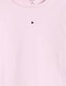 Tommy Hilfiger Kids Girls Round Neck Essential Rib T-Shirt
