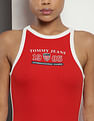 Tommy Hilfiger Halter Neck Archive Games Bodycon Dress