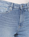 Calvin Klein Women Blue Mid Rise Mom Fit Jeans
