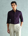 Arrow Newyork Slim Fit Smart Satin Shirt