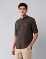 U.S. Polo Assn. Denim Co. Solid Regular Fit Poplin Shirt