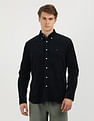 Tommy Hilfiger Solid Corduroy Regular Fit  Shirt