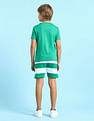 U.S. Polo Assn. Kids Boys Graphic Printed Regular Fit T-Shirt